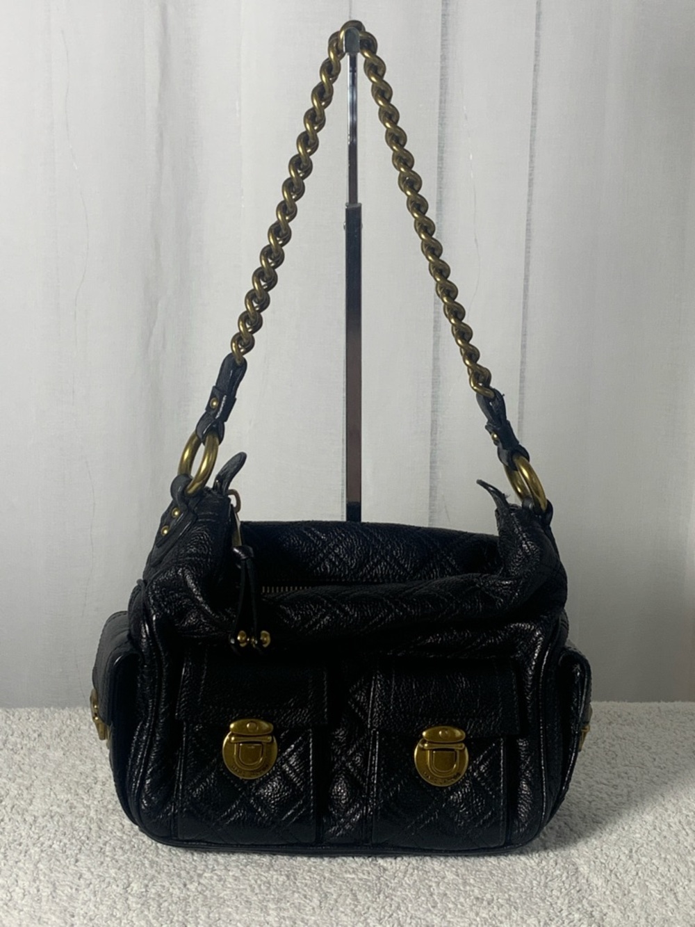GUC Marc Jacobs Black Shoulder Bag